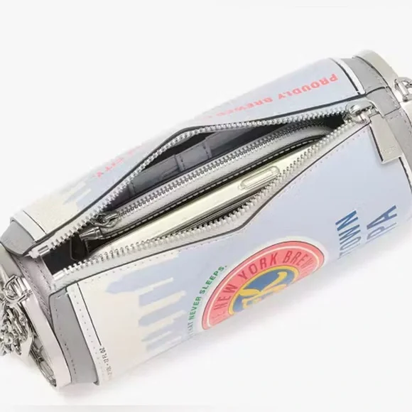 KATE SPADE SNACK TIME METALLIC POCHETTE - Picture 5 of 7